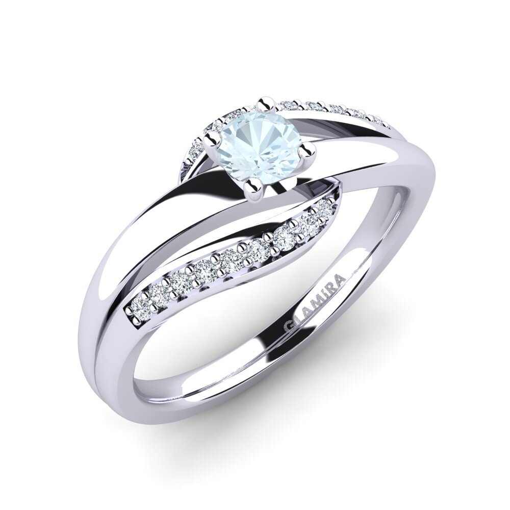 9ct White Gold Engagement Ring Sydney 0.25 crt