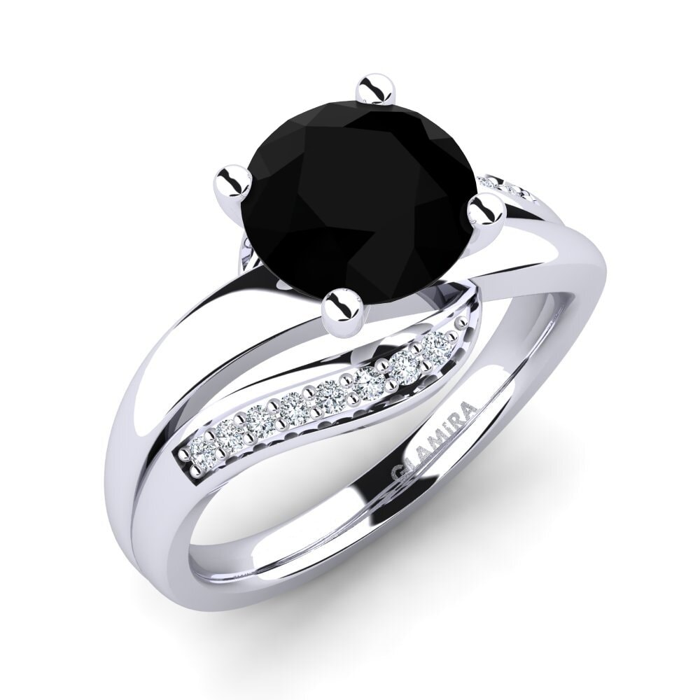 Black Diamond Engagement Ring Sydney 2.0 crt