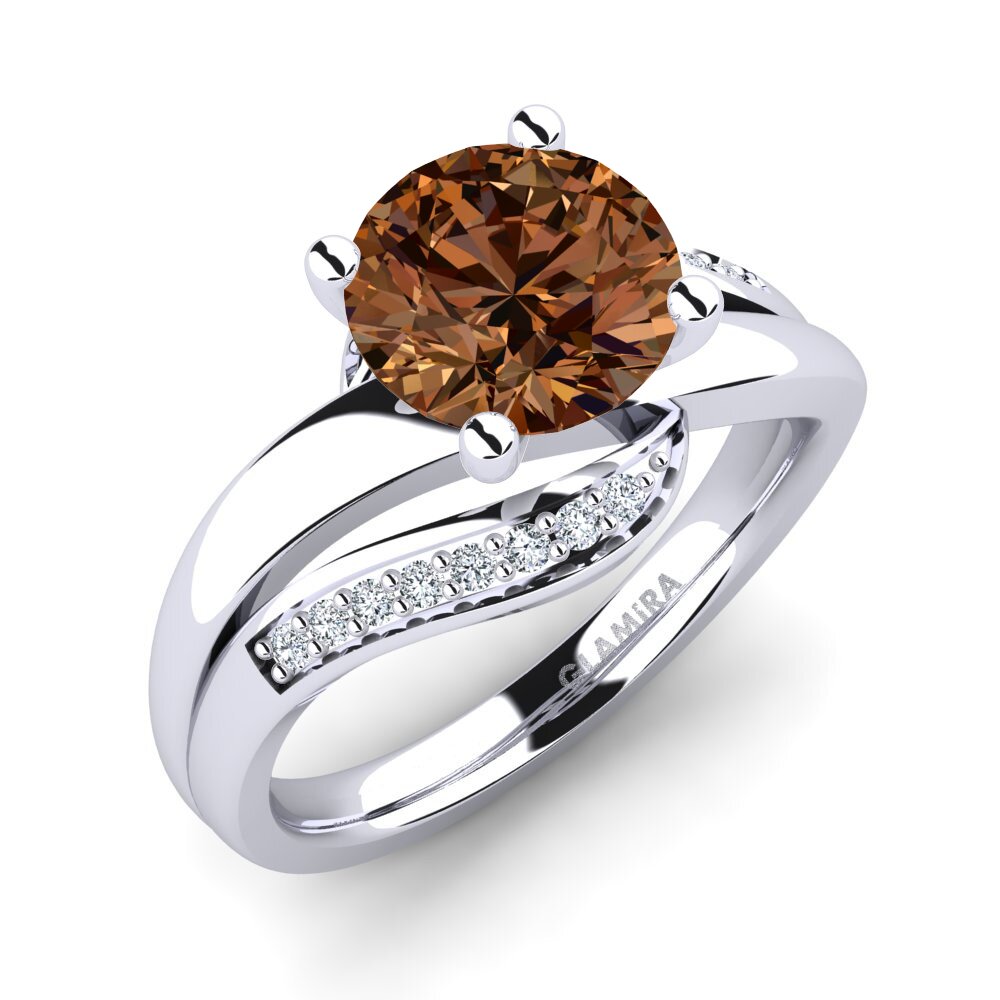 Brown Diamond Engagement Ring Sydney 2.0 crt