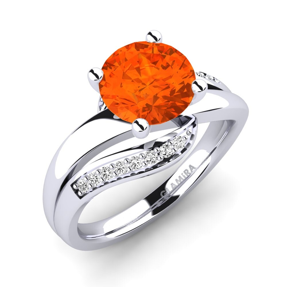 Fire-Opal Engagement Ring Sydney 2.0 crt
