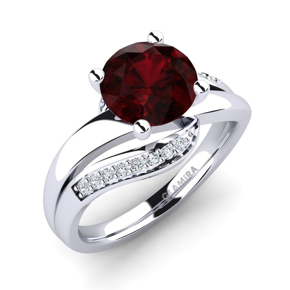 Garnet Engagement Ring Sydney 2.0 crt