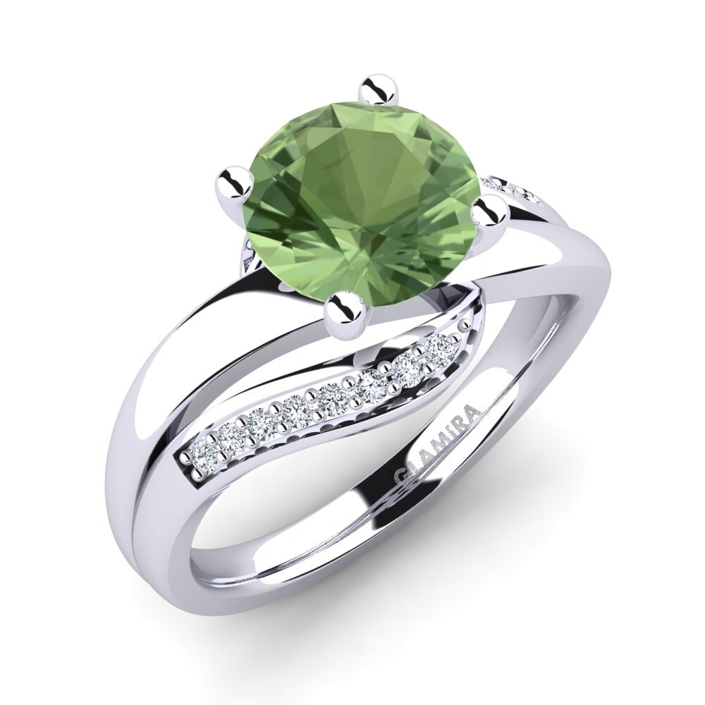 Green Sapphire Engagement Ring Sydney 2.0 crt