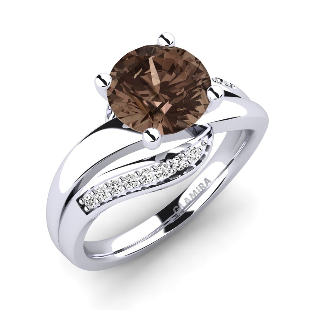 Rauchquarz Verlobungsring Sydney 2.0 crt