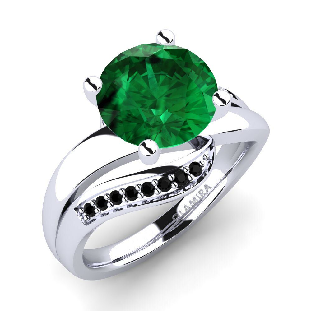 Emerald (Lab Created) Engagement Ring Sydney 3.0 crt