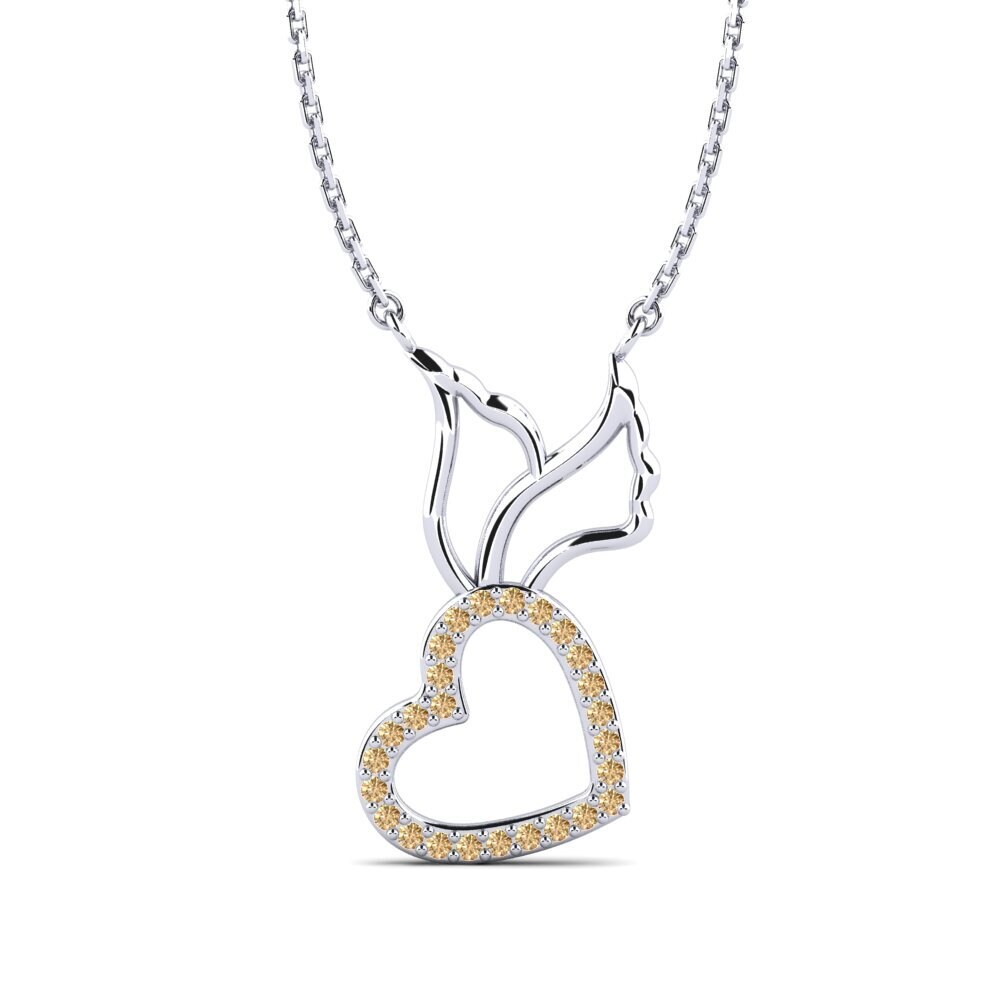 Brown Diamond Women's Necklace Sylenad