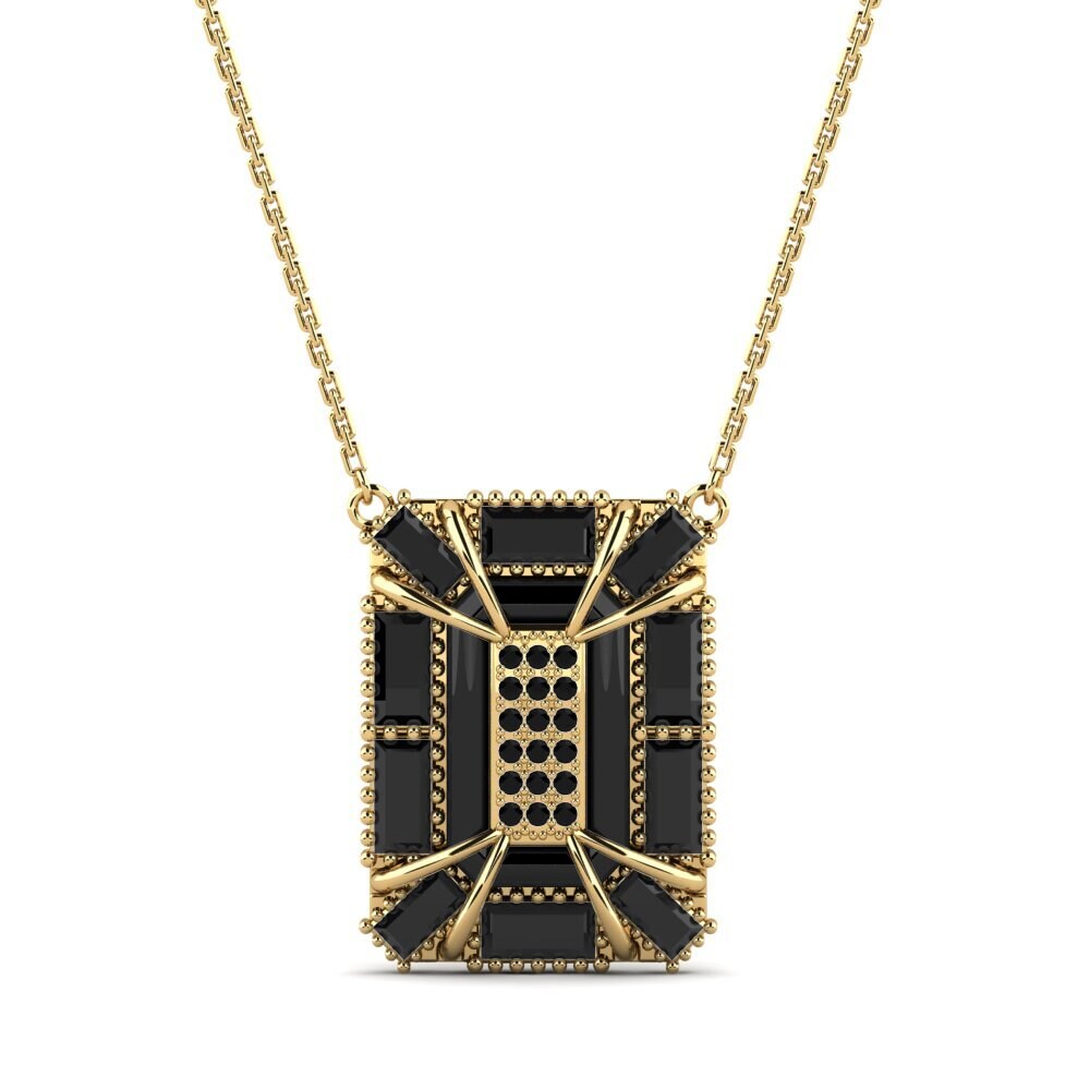 Black Onyx Women's Necklace Tabarez