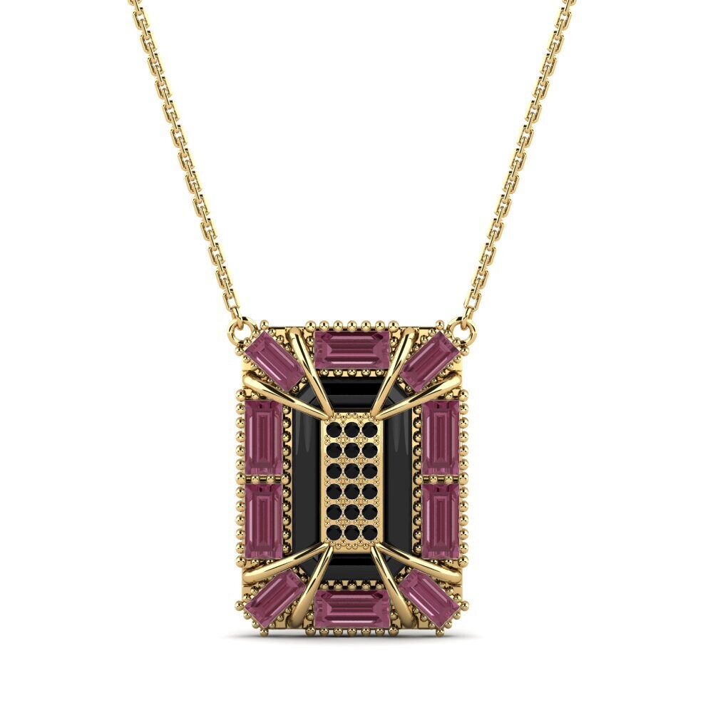 Rhodolite Garnet Women's Necklace Tabarez