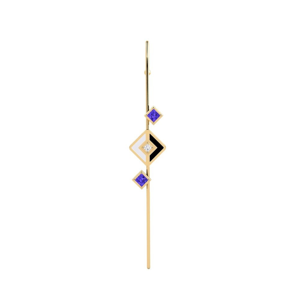 Tanzanite Ear Piercing Tagas
