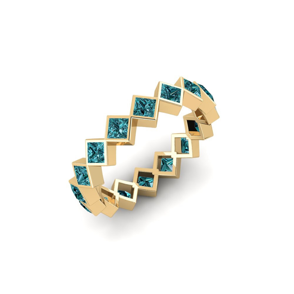 Blauwe Diamant Ringen Tahelos