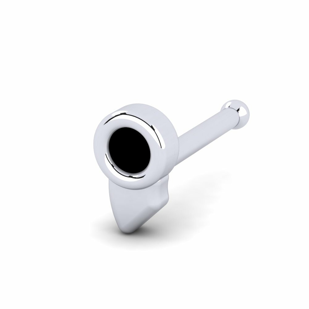 Saphir noir Piercing Nez Tahr