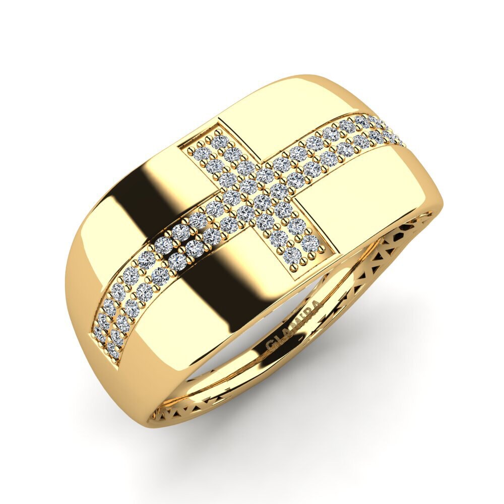 Or Jaune 14k Bague Tai