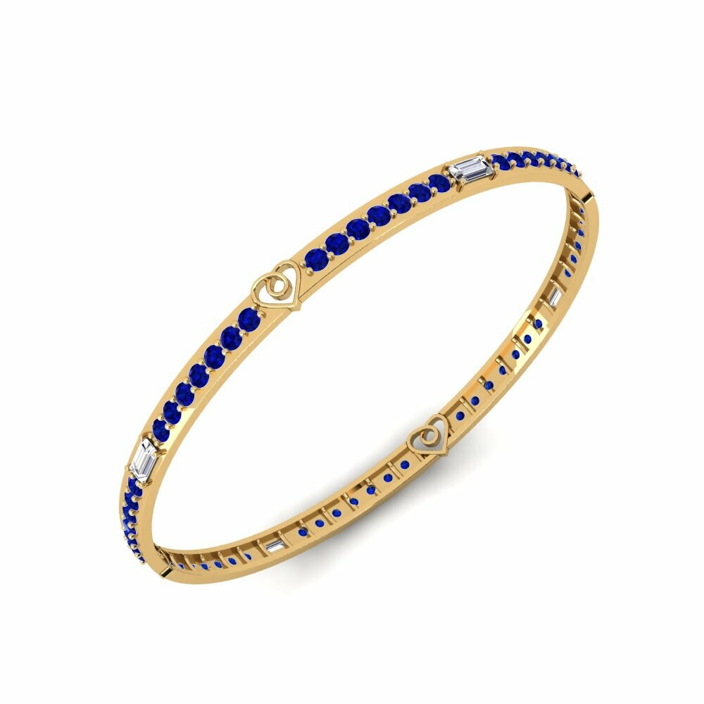 Saphir Bracelet jonc femme Taieki