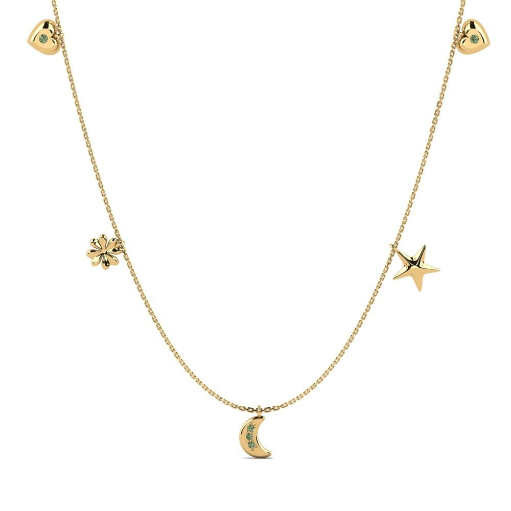 Green Diamond Women's Necklace Tajana