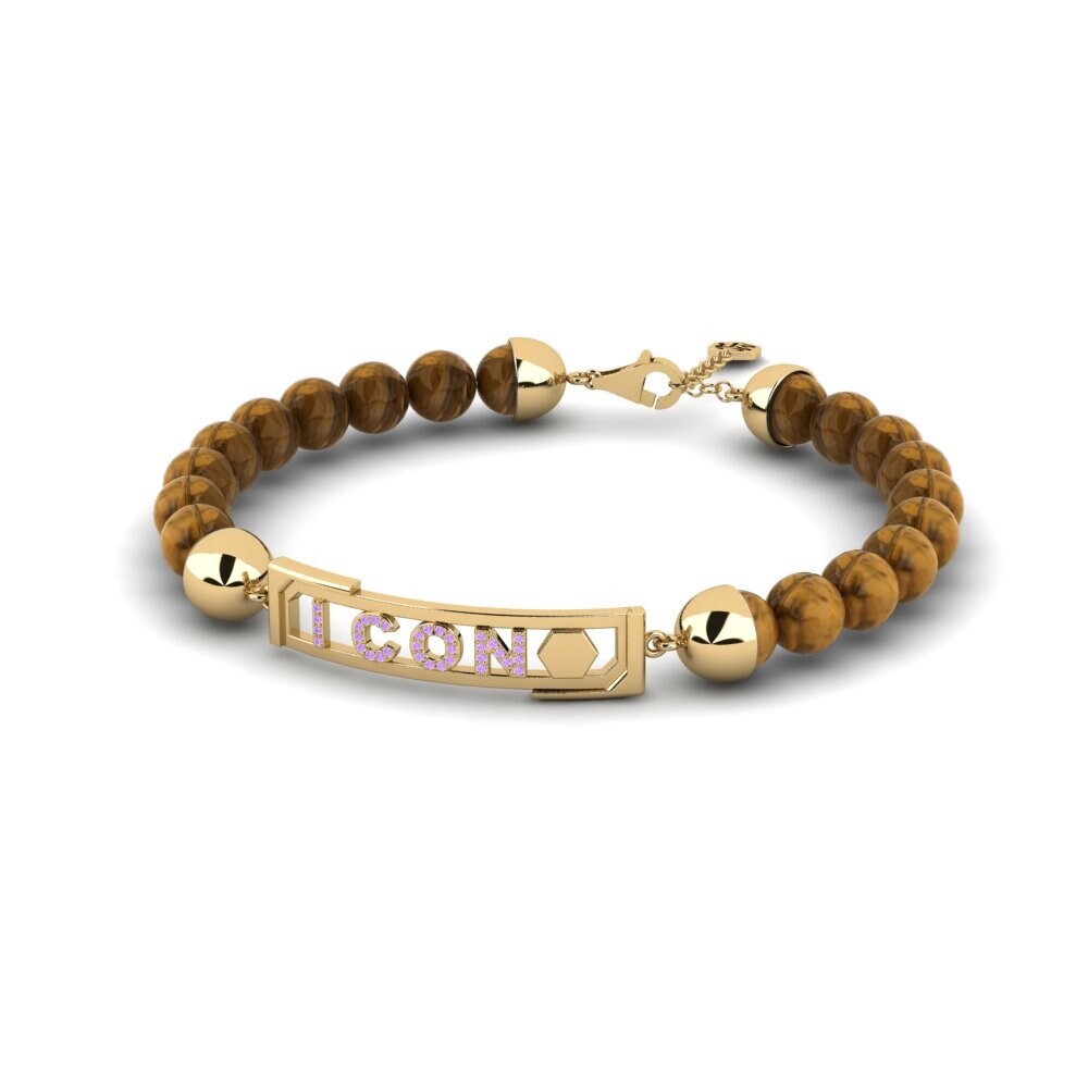 Amatista Pulsera para hombre Takenu