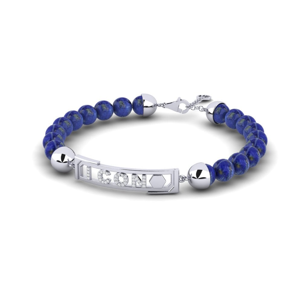 Weißgold 750 Herren-Armband Takenu