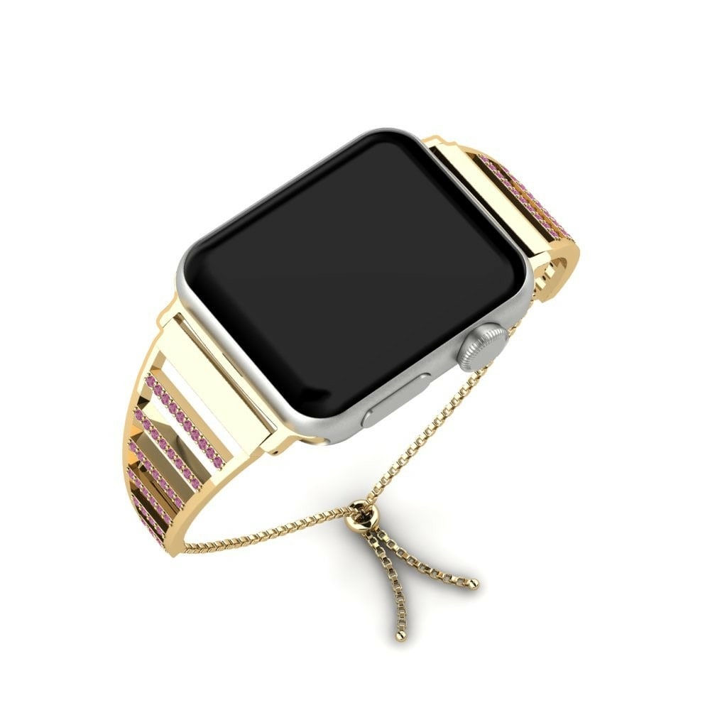 Rhodolite Garnet Apple Watch® Strap Talagsaon - B