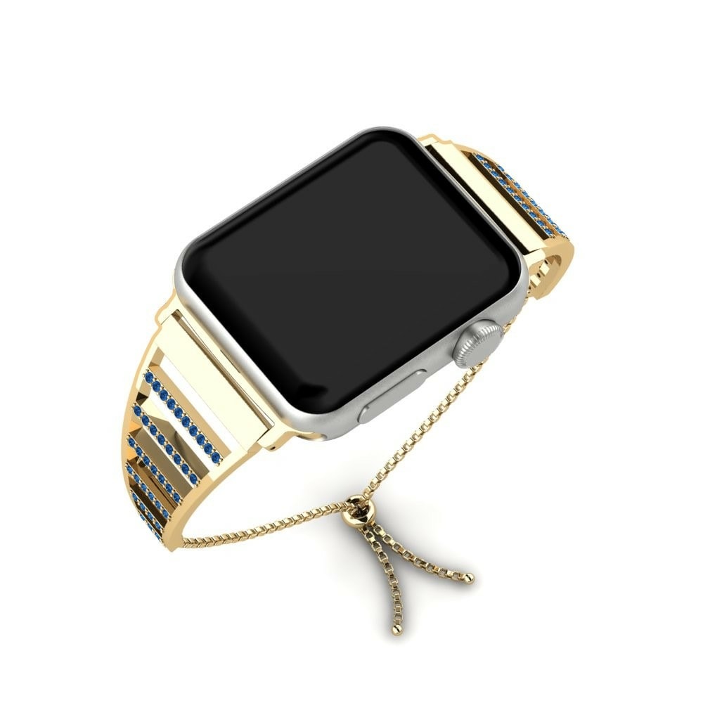 Swarovski Blue Apple Watch® Strap Talagsaon - B