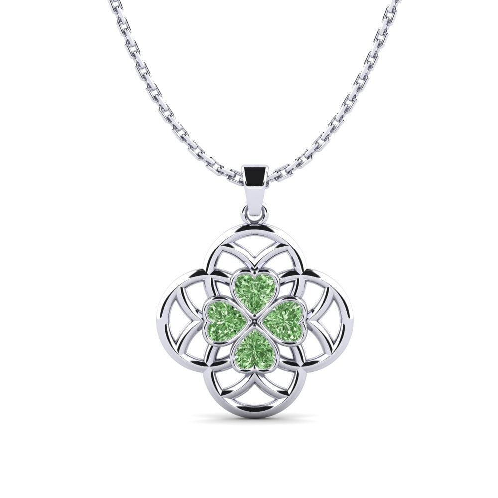 Diamante Verde Colgante de Mujer Talent
