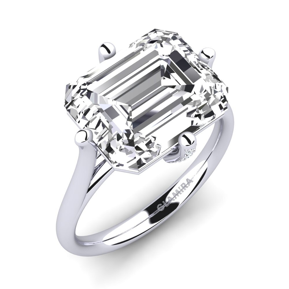 Weißgold 585 Labor-gezüchteter Diamant Ring Tamanna