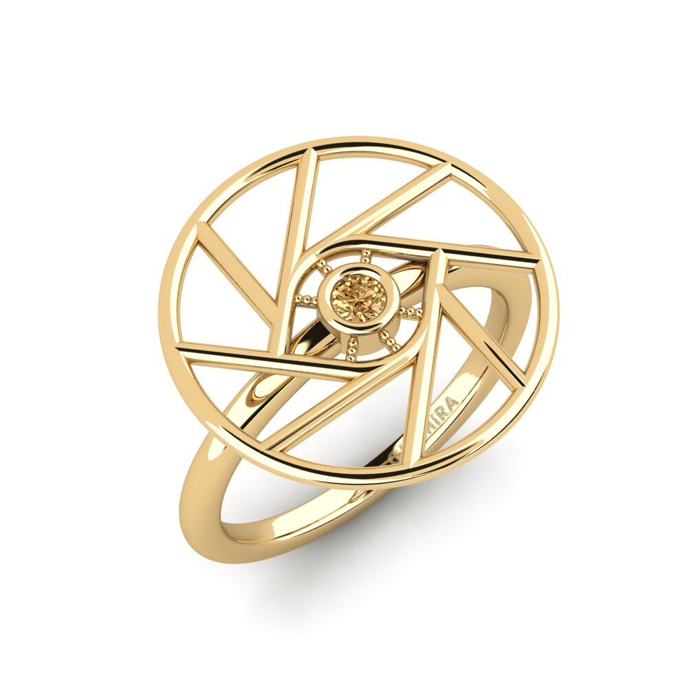 Brown Diamond Engagement Ring Tamarata