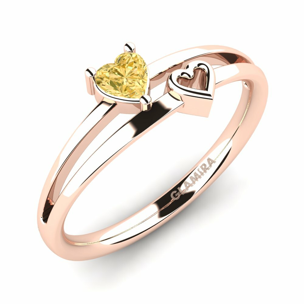 Gele Diamant Ringen Tanazia