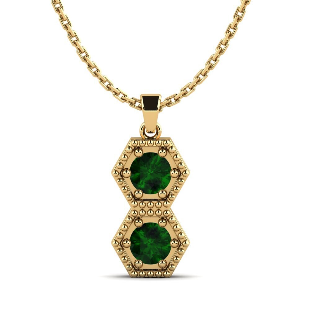 Green Tourmaline Women's Pendant Tancrex