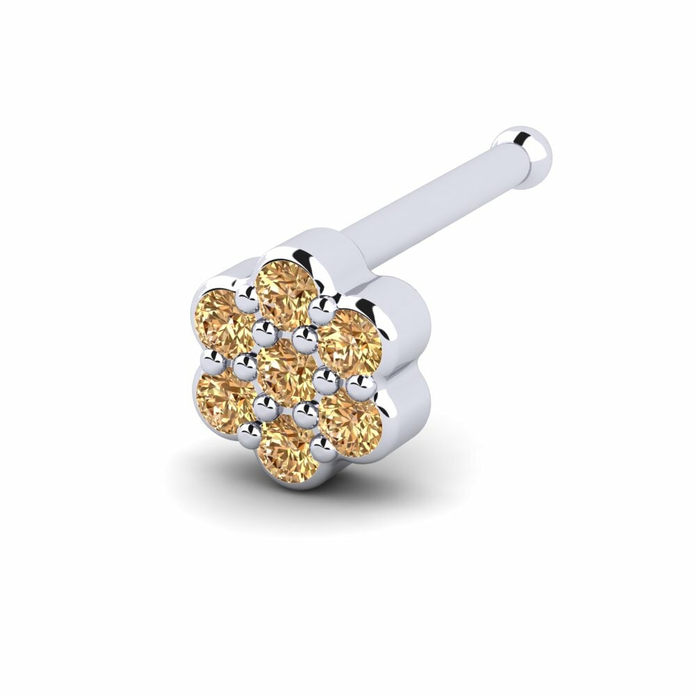 Bruine Diamant Neus Pin Tancro