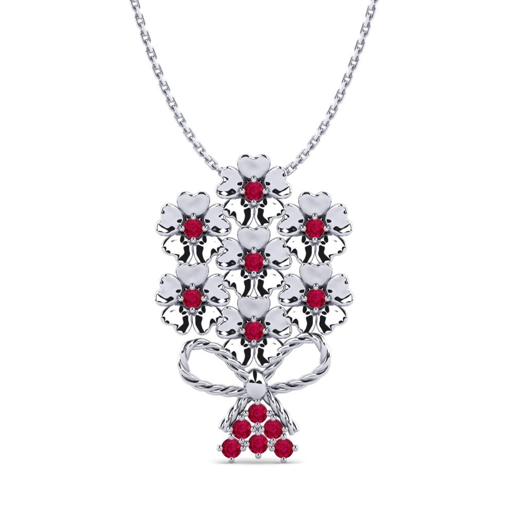 White Silver Women's Pendant Tanella