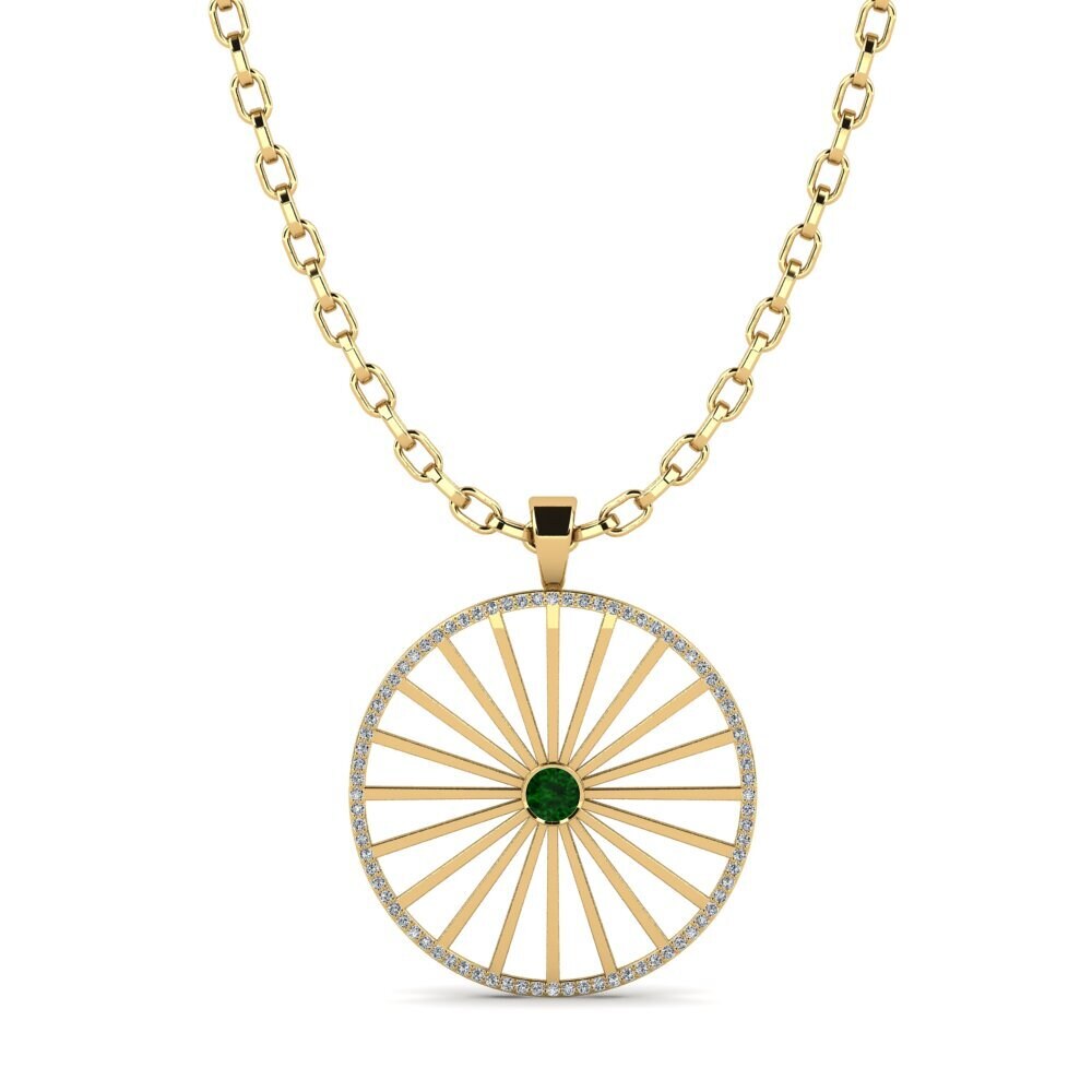 Green Tourmaline Men's Pendant Taniqua