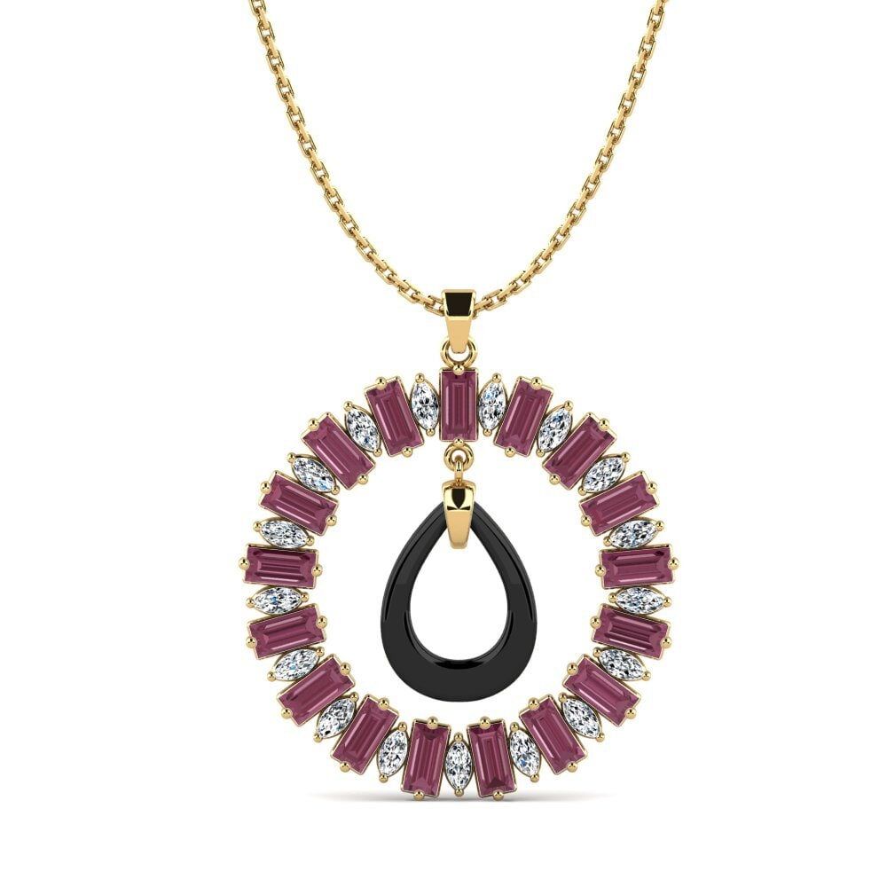 Rhodolite Garnet Women's Pendant Taormina