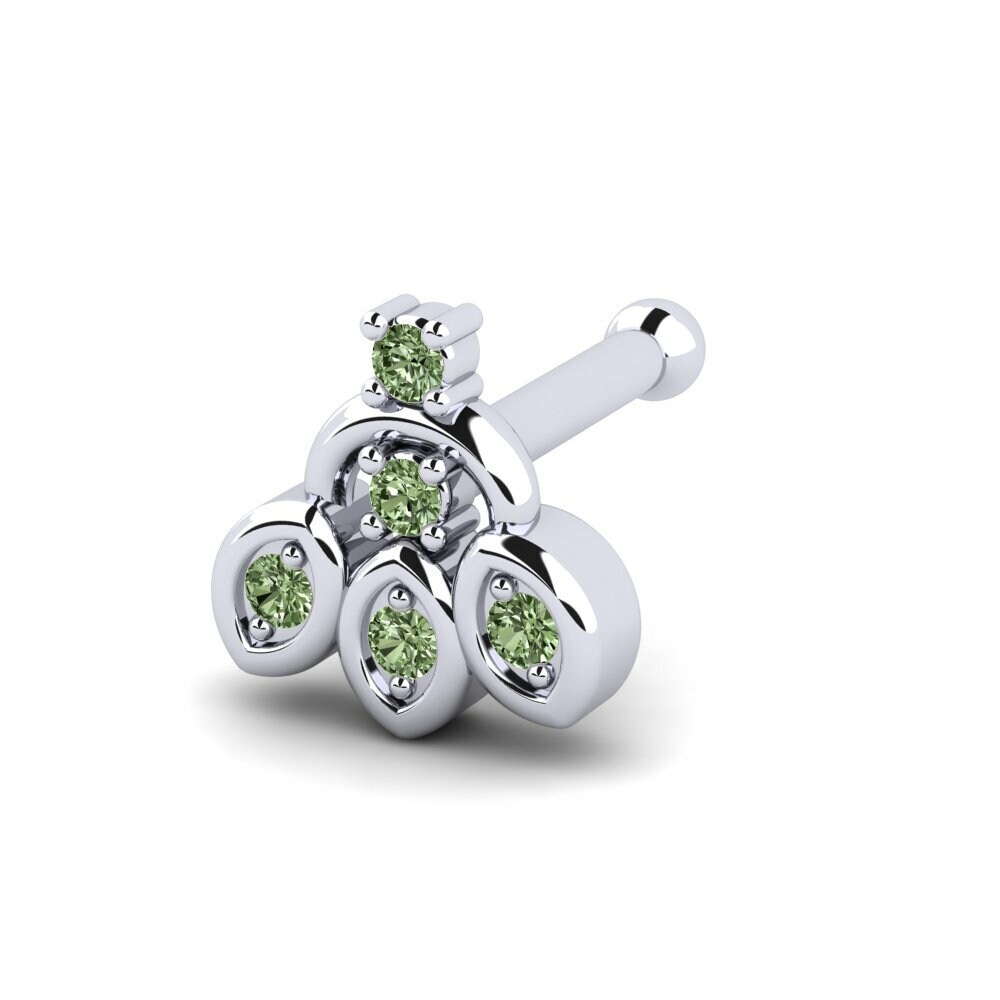 Groene Diamant Neus Pin Taper