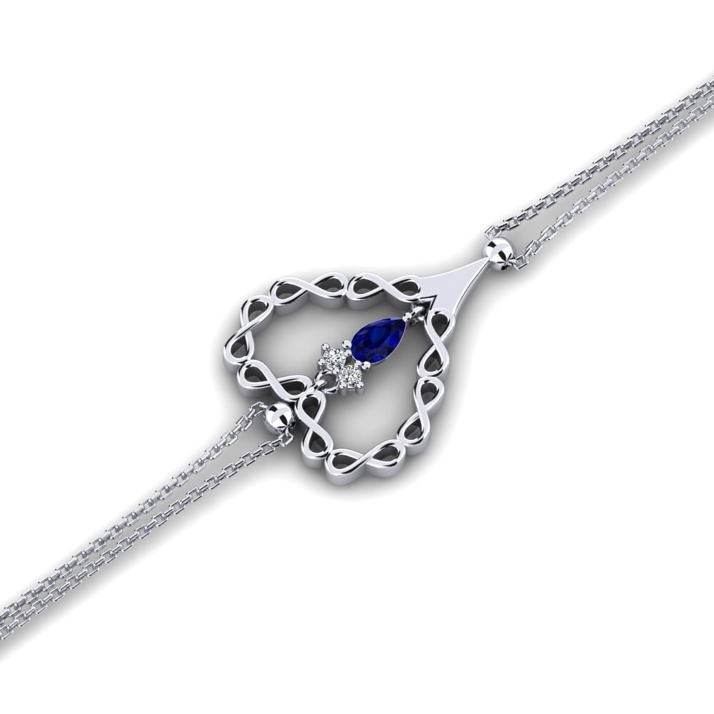 Pera Zafiro Pulsera de Mujer Tapping