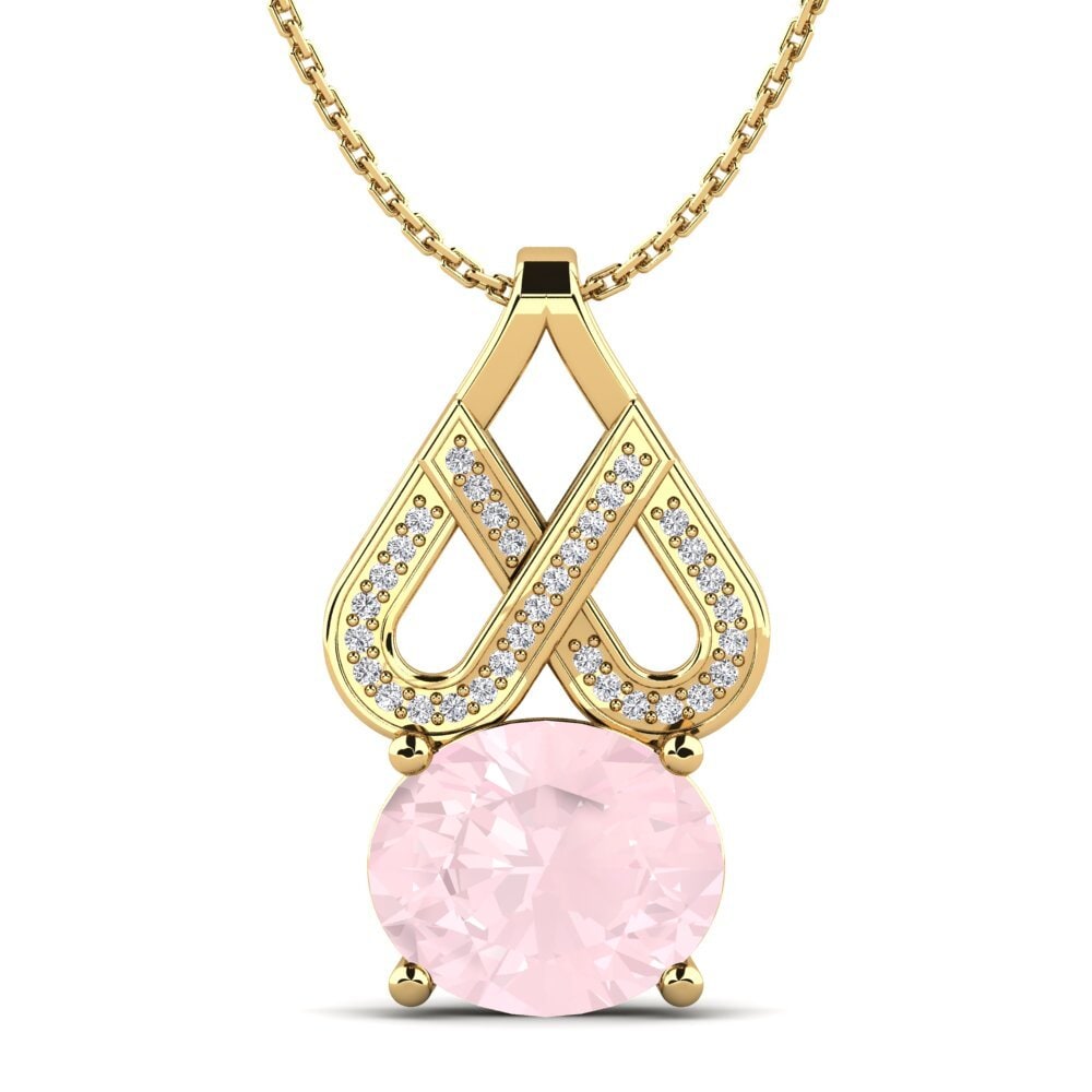 Rose Quartz Women's Pendant Tarassaco