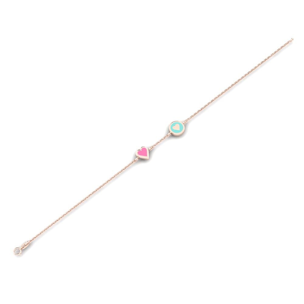 Rotgold 375 Kinderarmband Taruva
