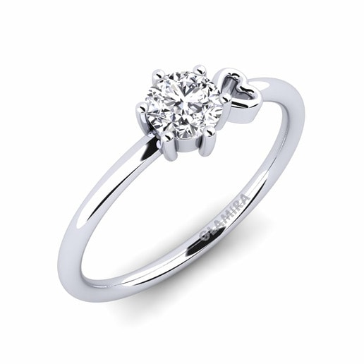 Ring Tasenka 585 White Gold & Diamond
