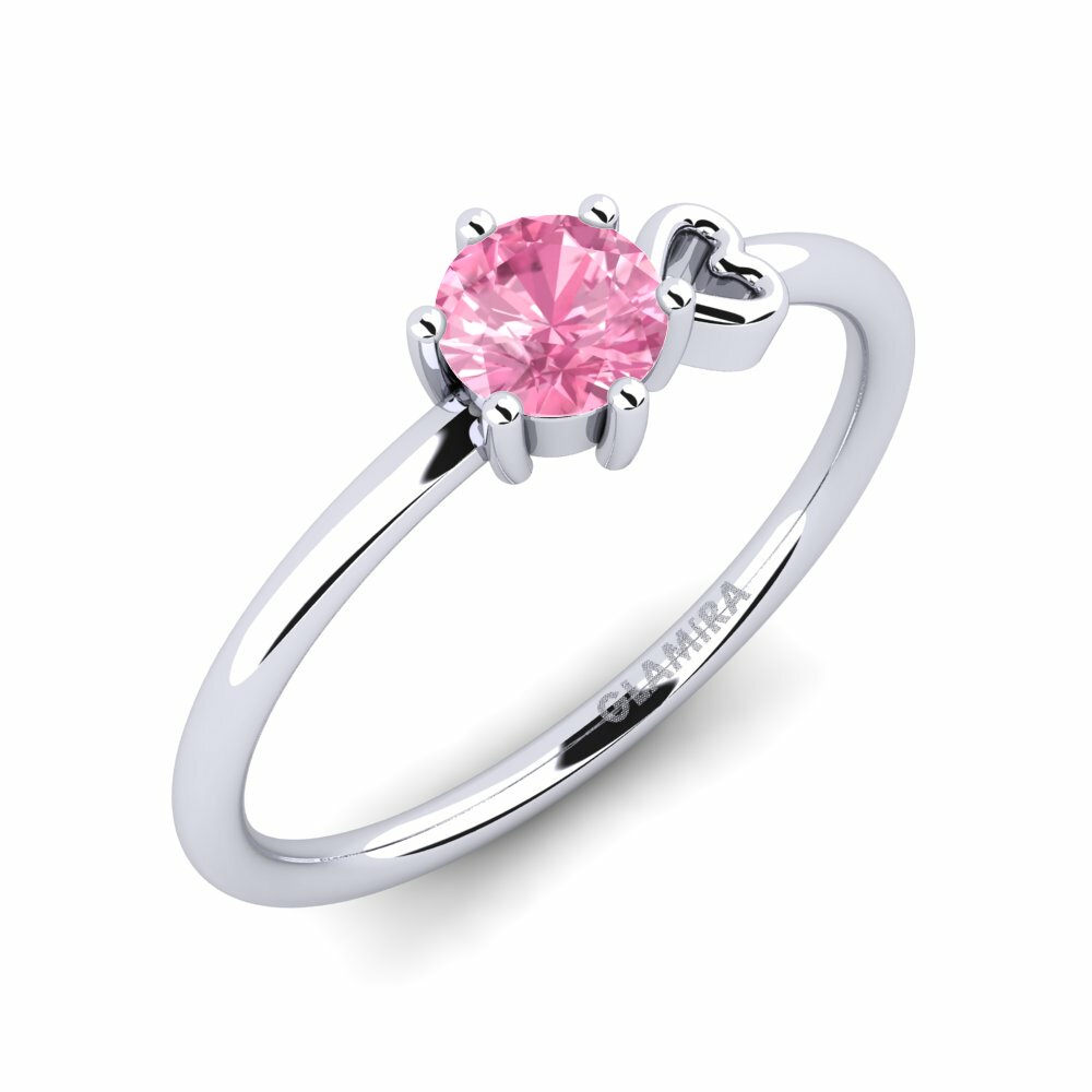 Anillo de Mujer Tasenka Zafiro Rosado