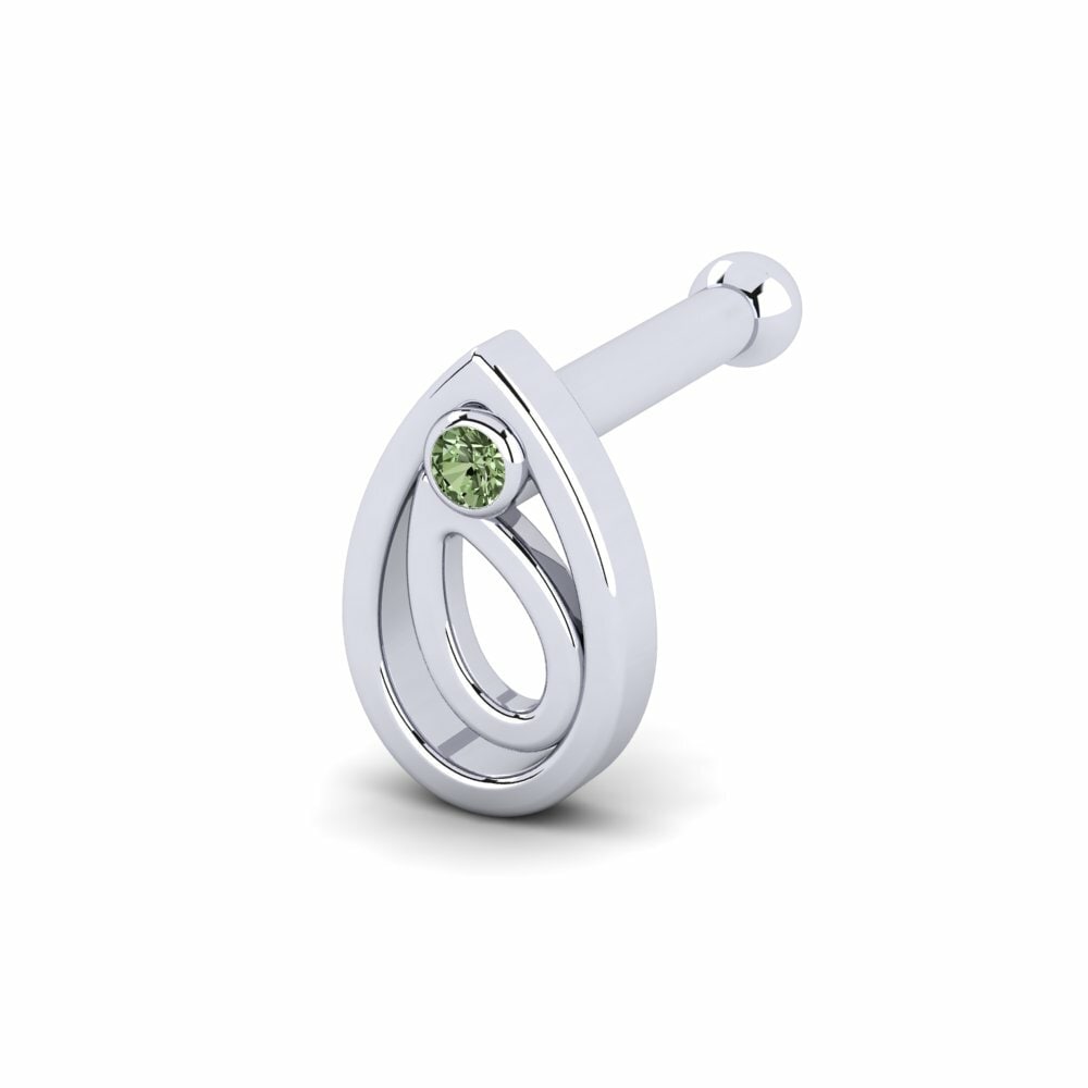 Groene Diamant Neus Pin Tato