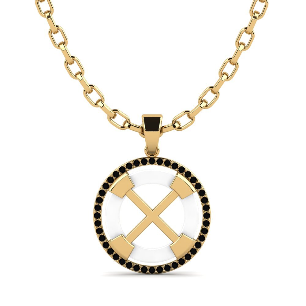 Black Sapphire Men's Pendant Tefta