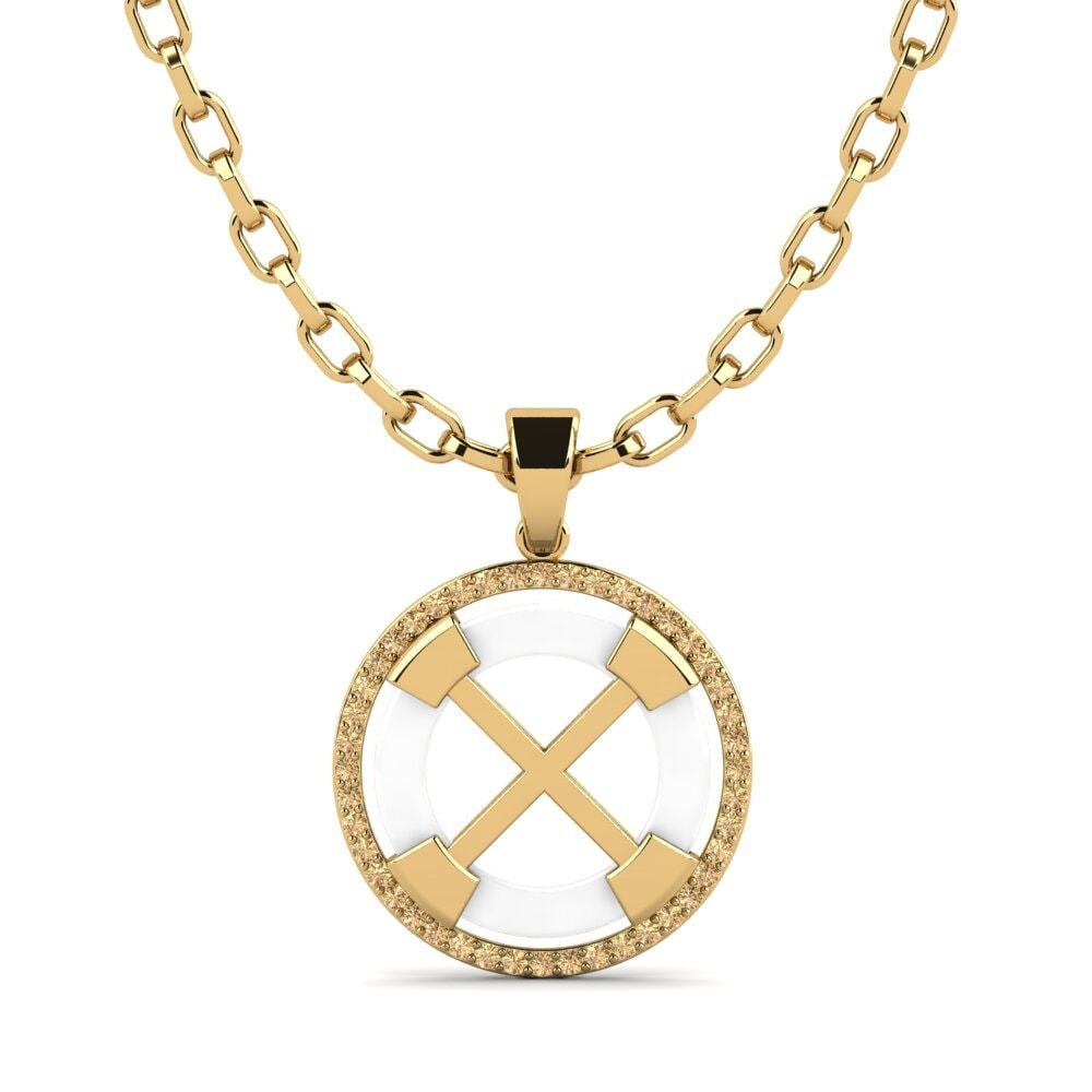 Brown Diamond Men's Pendant Tefta