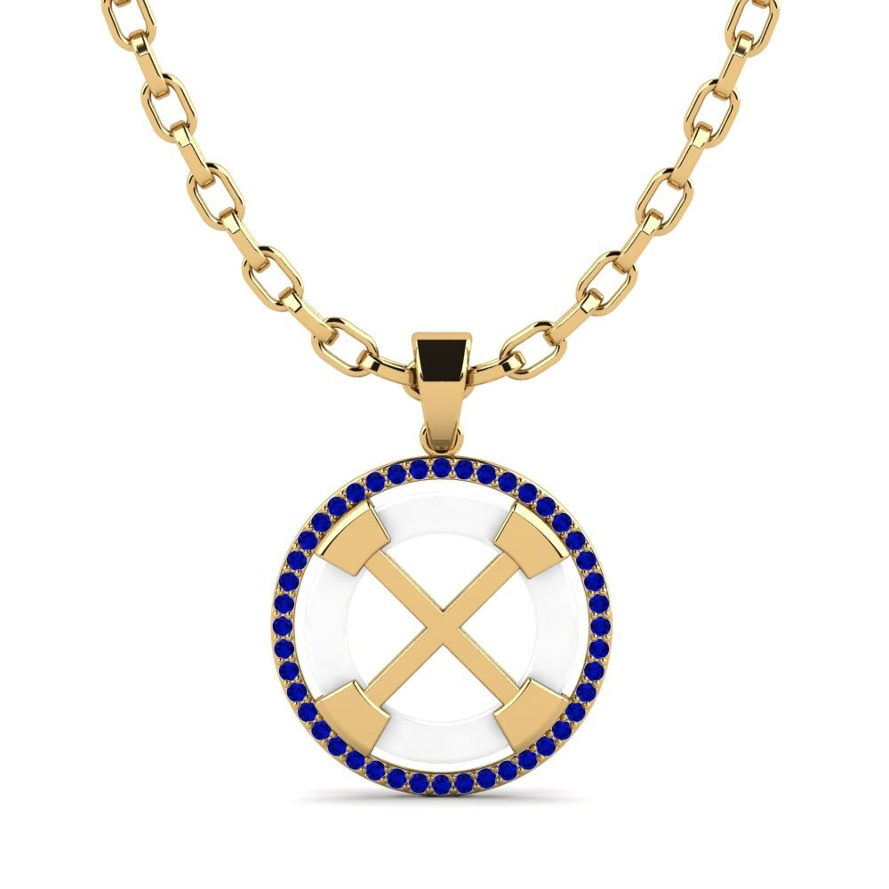Sapphire Men's Pendant Tefta