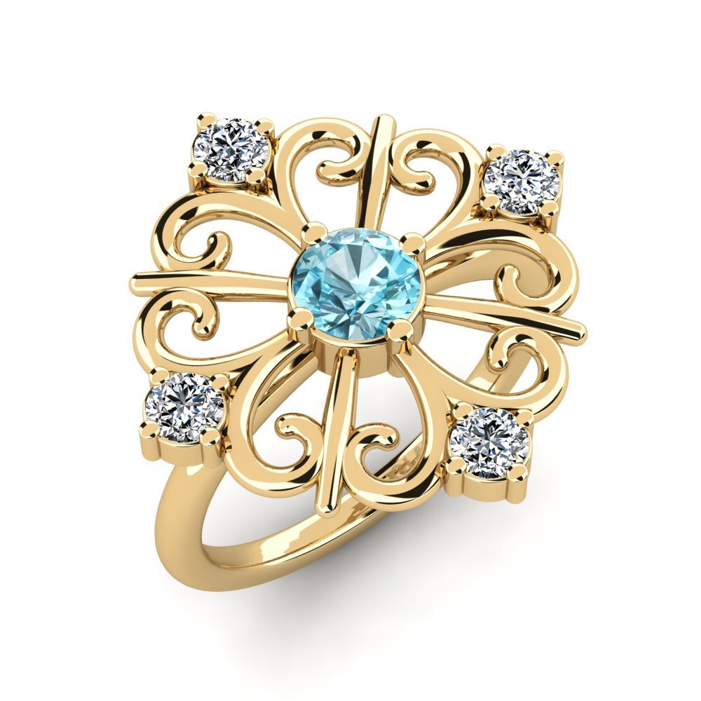 Blue Zircon Ring Telmo