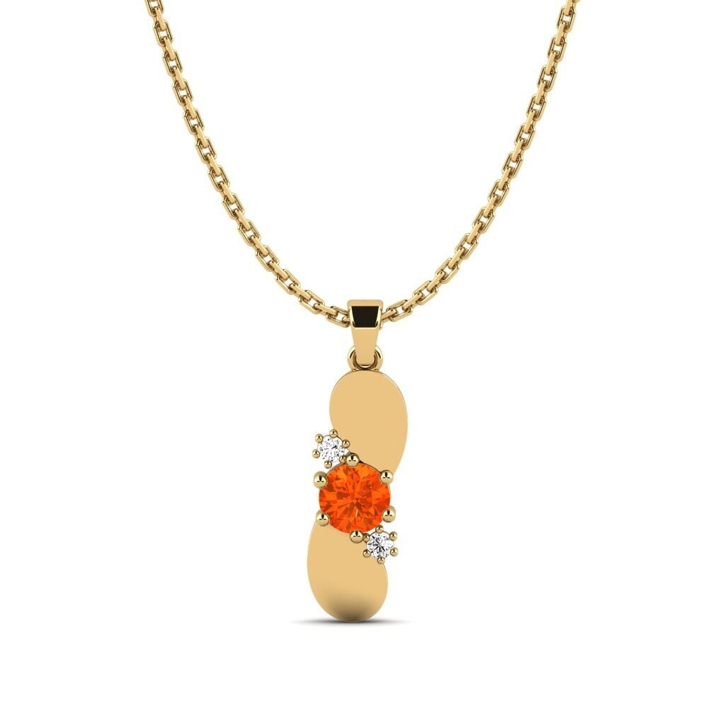 Fire-Opal Women's Pendant Telpise