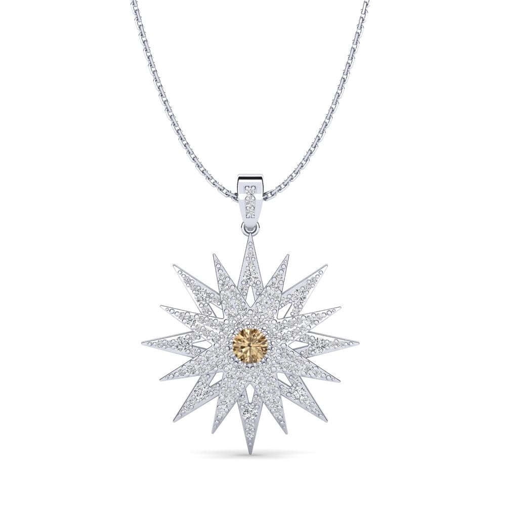 Brown Diamond Women's Pendant Tempiostellato