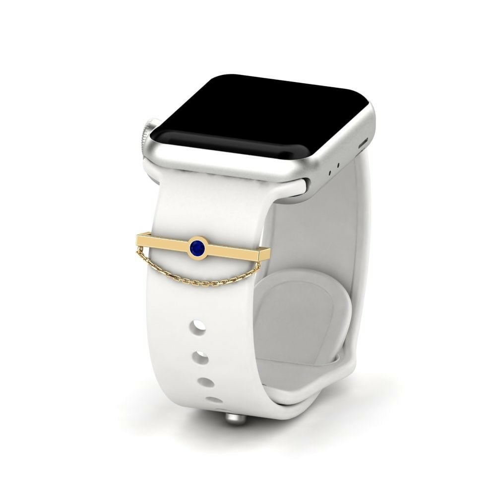 Accesorios para Apple Watch® Tempustues Oro Amarillo 585 Zafiro