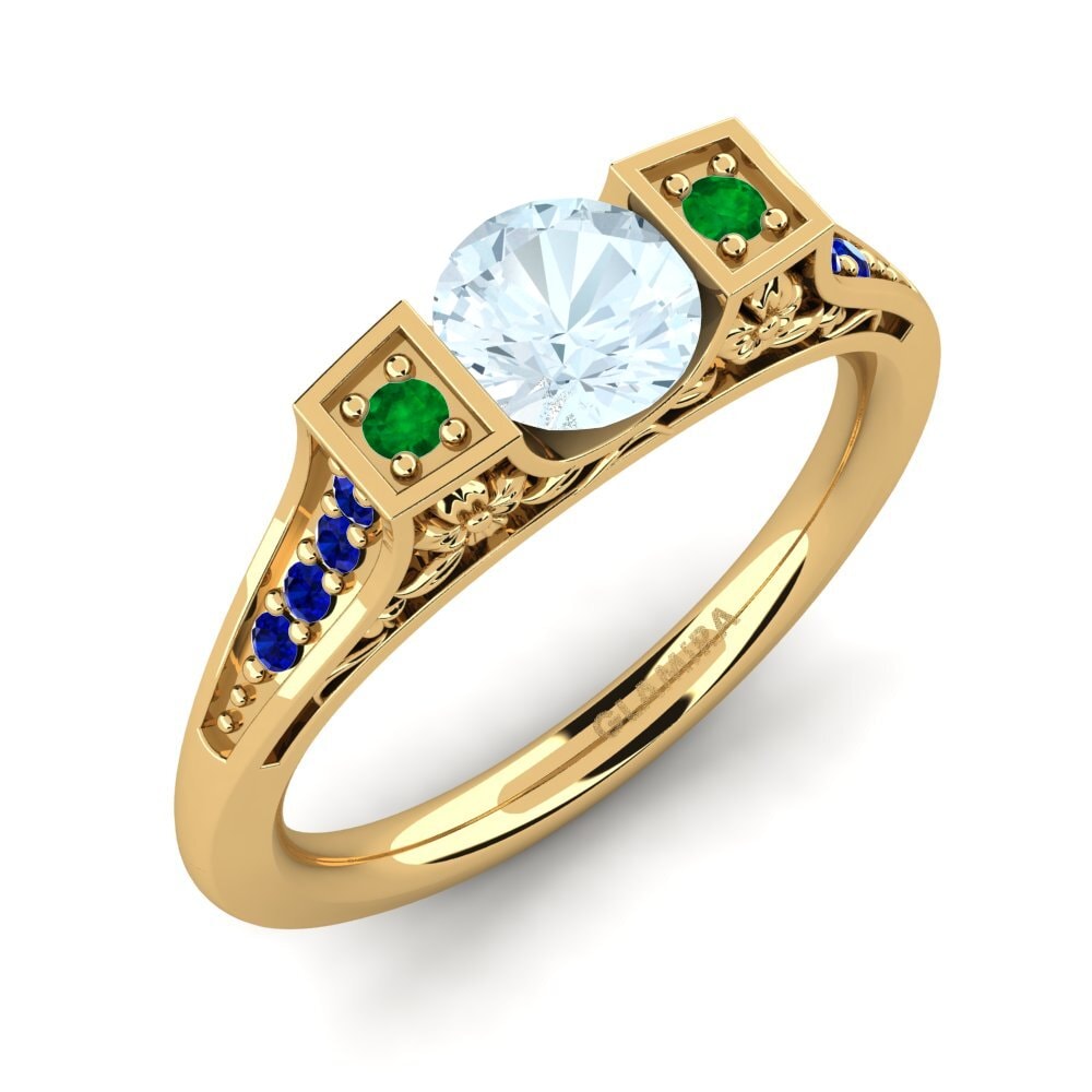 18ct Yellow Gold Engagement Ring Tenby