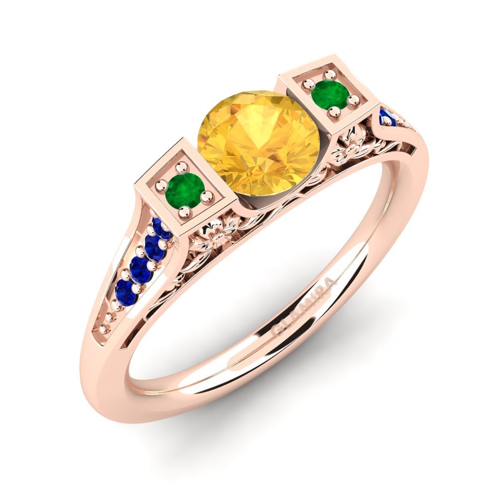 14ct Rose Gold Engagement Ring Tenby