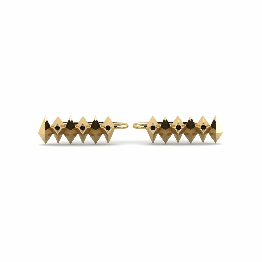 Black Sapphire Women's Earring Tennsift