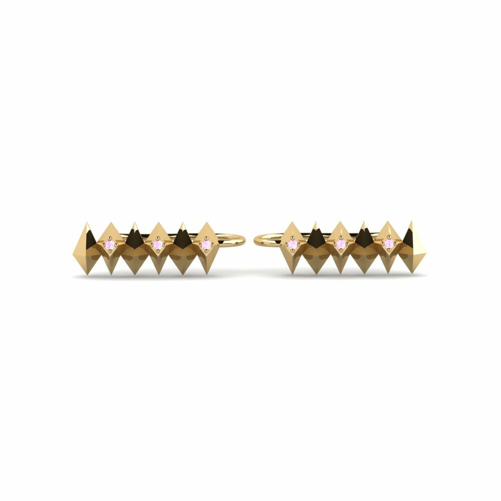 Pink Sapphire Women's Earring Tennsift