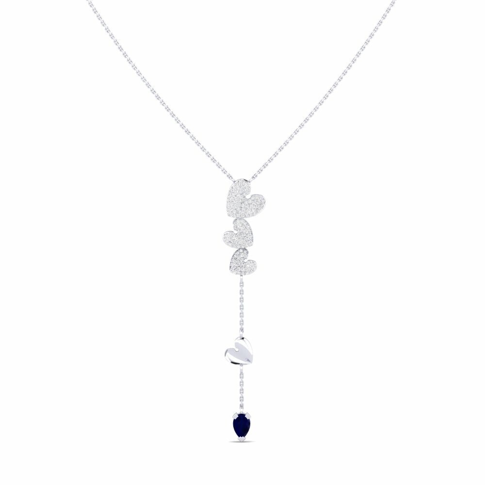 Saphir Collier pour femme Tentsver