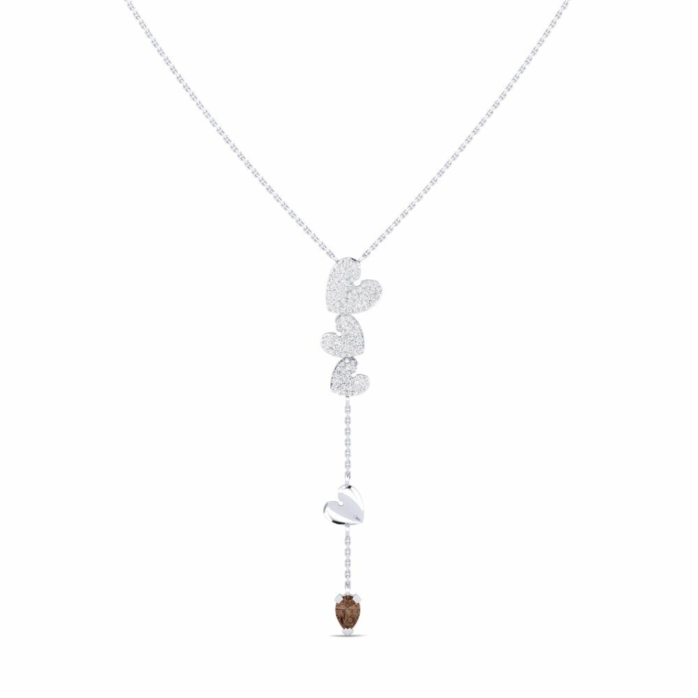 Collier pour femme Tentsver Quartz Fumé